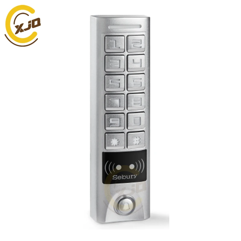 XJQ Slim Design RFID Card Access Control Metal Proximity Door Controller Waterproof Password Keypad System | Безопасность и защита