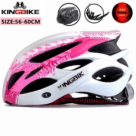 J-675-pink KINGBIKE велосипедный шлем для женщин и мужчин велосипедный шлем MTB велосипед езда по горной дороге безопасность Спорт на открытом воздухе легкий Casco ciclismo - Цвет: J-675-pink