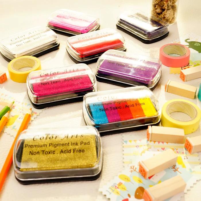 Винтажная подушечка с чернилами для скрапбукинга большой штамп отпечатков