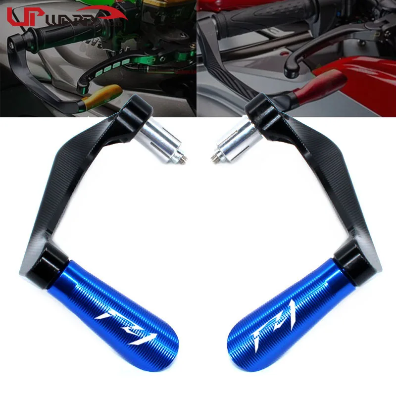 

For YAMAHA FZ1 FAZER FZ1N Motorcycle 7/8" 22mm Universal CNC Handlebar Grips Guard Brake Clutch Levers Guard Protector With logo