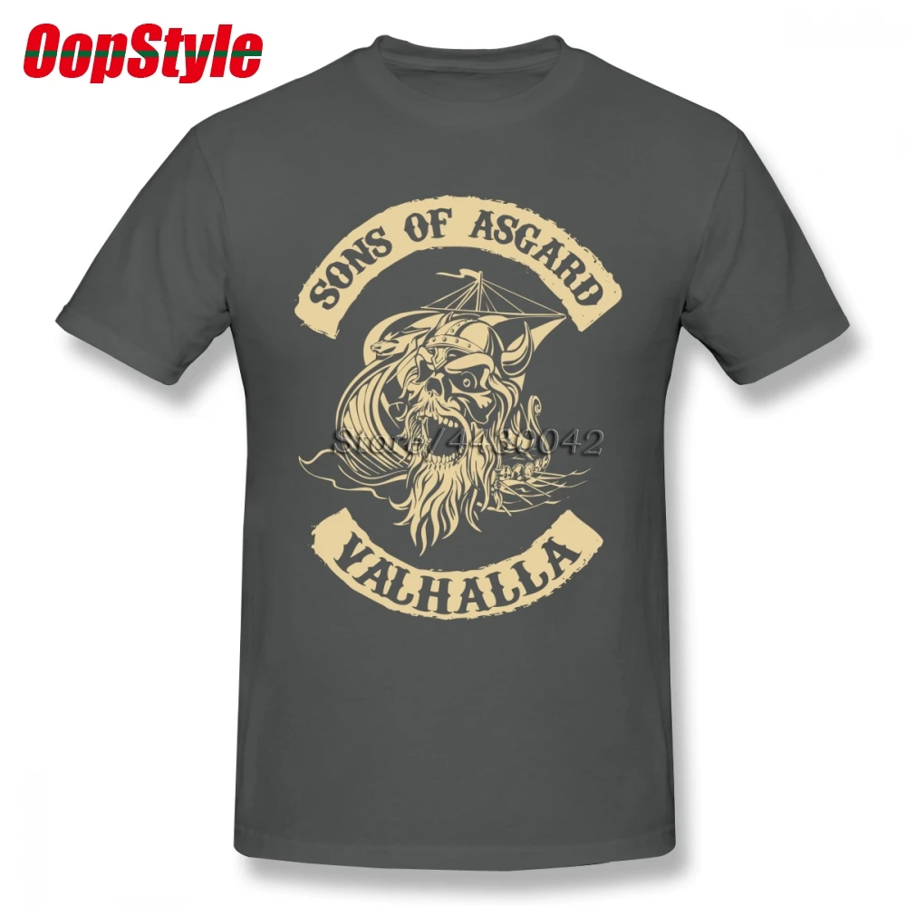 Мужская футболка с коротким рукавом Sons Of Asgard Vikings Valhalla Regnarok Прямая поставка из