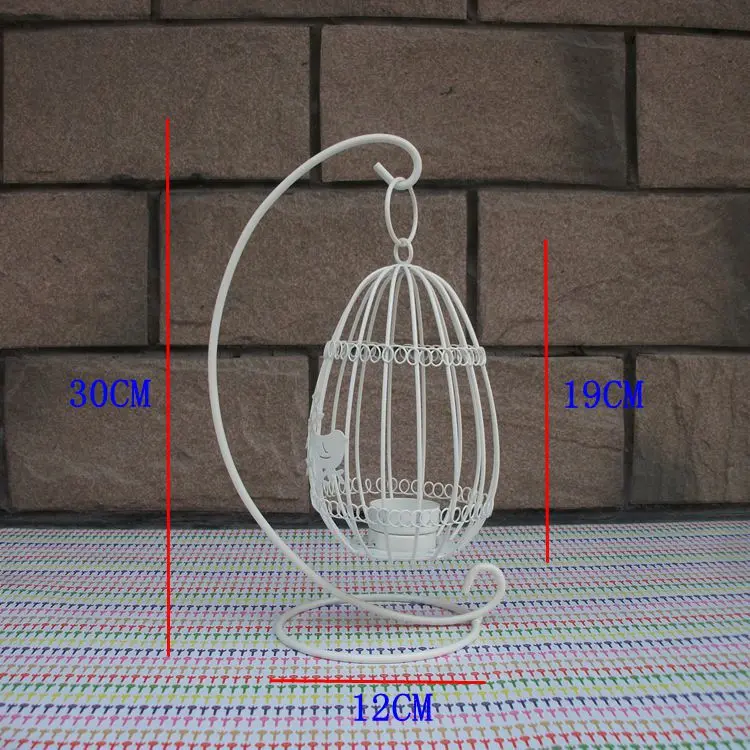 Beautiful Birdcage Iron Candlestick Decorative Tealight Metal Candle Holders Creative Wedding Products Gifts Sconce | Дом и сад