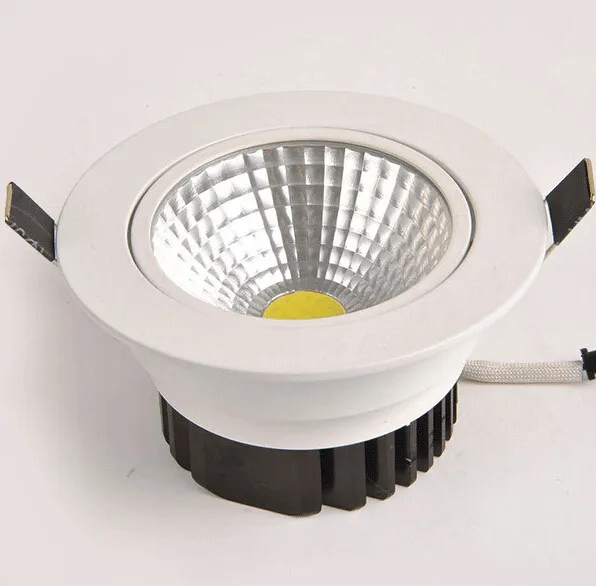 Бесплатная доставка 1 шт. утопленный светодиодный потолочный светильник с cob