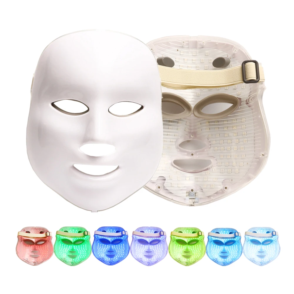 Светильник для лица 7 цветов светотерапия световая маска корейский уход за кожей