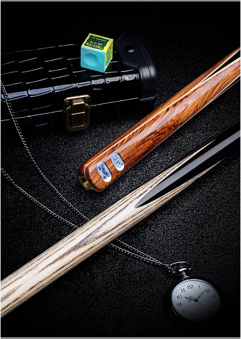 Новинка LP Shenshi 3/4 набор для снукера cue Stick 9,8 мм наконечник с двумя ручками цвета Китай розовое дерево Peafowl дерево