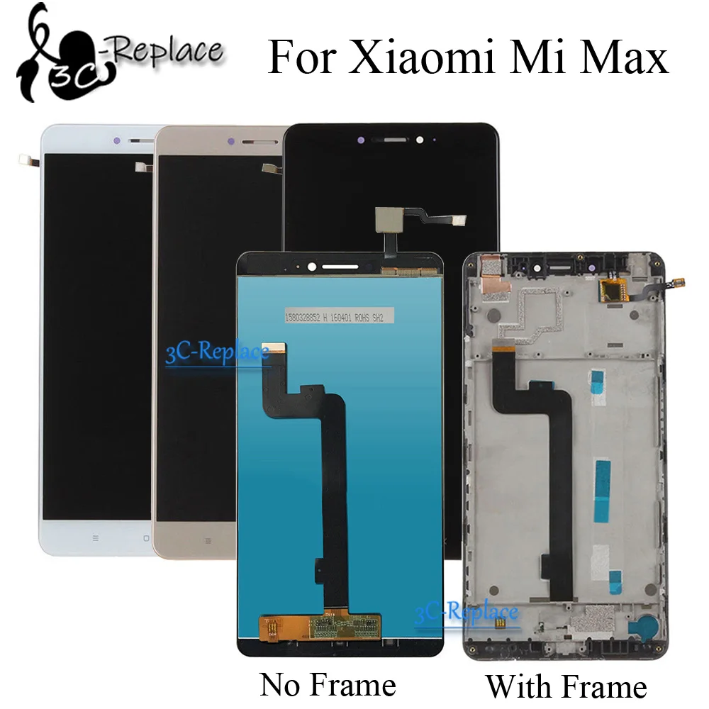 100% протестированный черный/белый 6 44 дюймов для Xiaomi Mi Max 1 Pro Prime ЖК дисплей