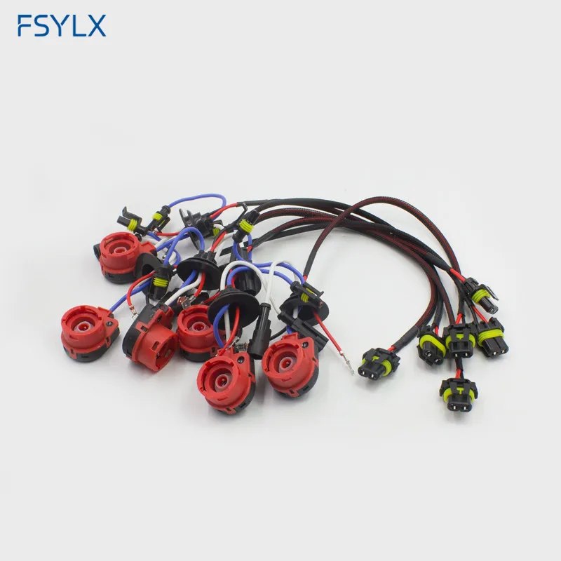 FSYLX Авто D2 D2C D2S D2R розетка усилителя разъем силового кабеля XENON HID балласт лампы HID XENON жгут проводов D4 D2 HID адаптера переменного тока