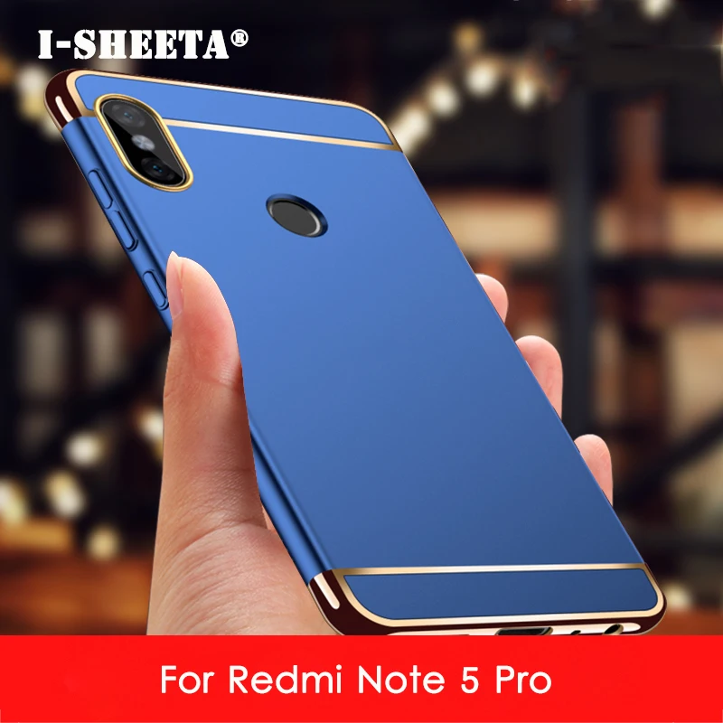 Luxury For Xiaomi Redmi Note 5 6 Pro 3 in1 Protection Rugged Case 7 Plating Ultra Thin Matte Hard PC Cover |