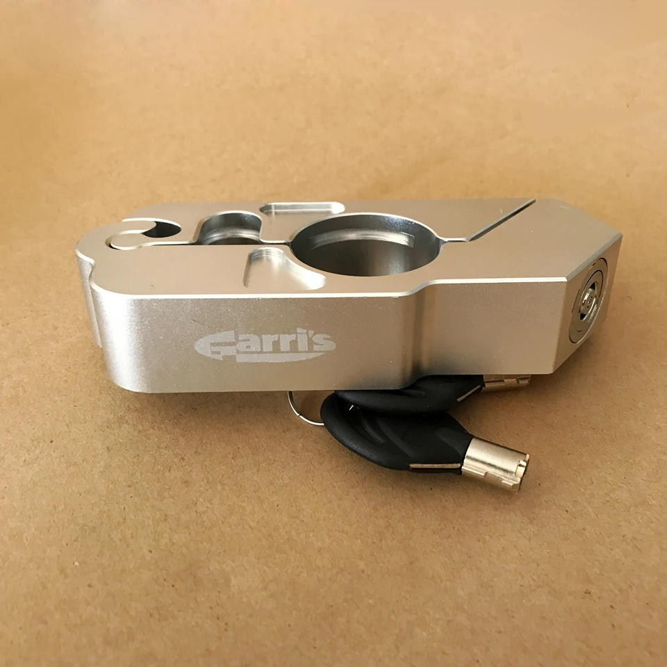 CNC алюминиевая ручка для безопасности, замки, руль, трубка, рычаг тормоза, замок, подходит для скутеров, квадроциклов, мотоциклов, грязи, уличных велосипедов