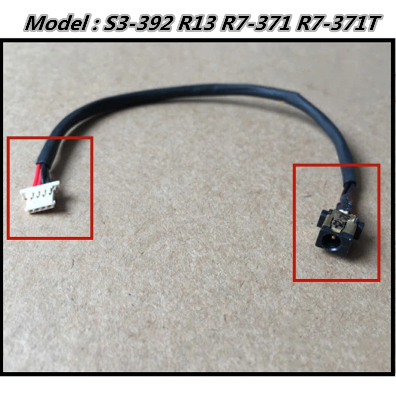 

Laptop DC Power Jack Cable DC Charging Connector Port Socket Wire For ACER ASPIRE S3-392 R13 R7-371 R7-371T
