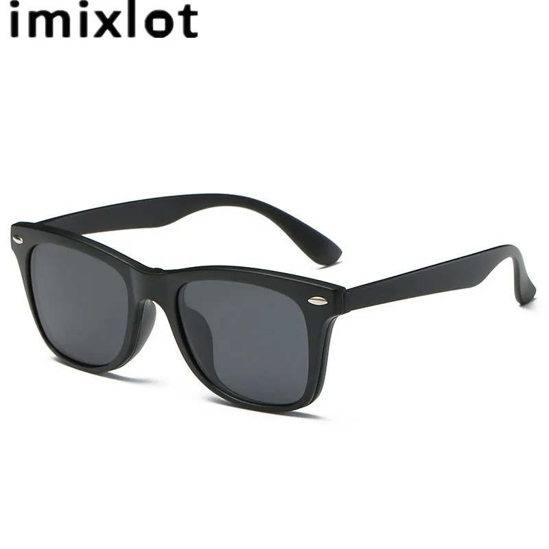 Поляризованные солнцезащитные очки IMIXLOT с клипсой мужские для вождения линзами