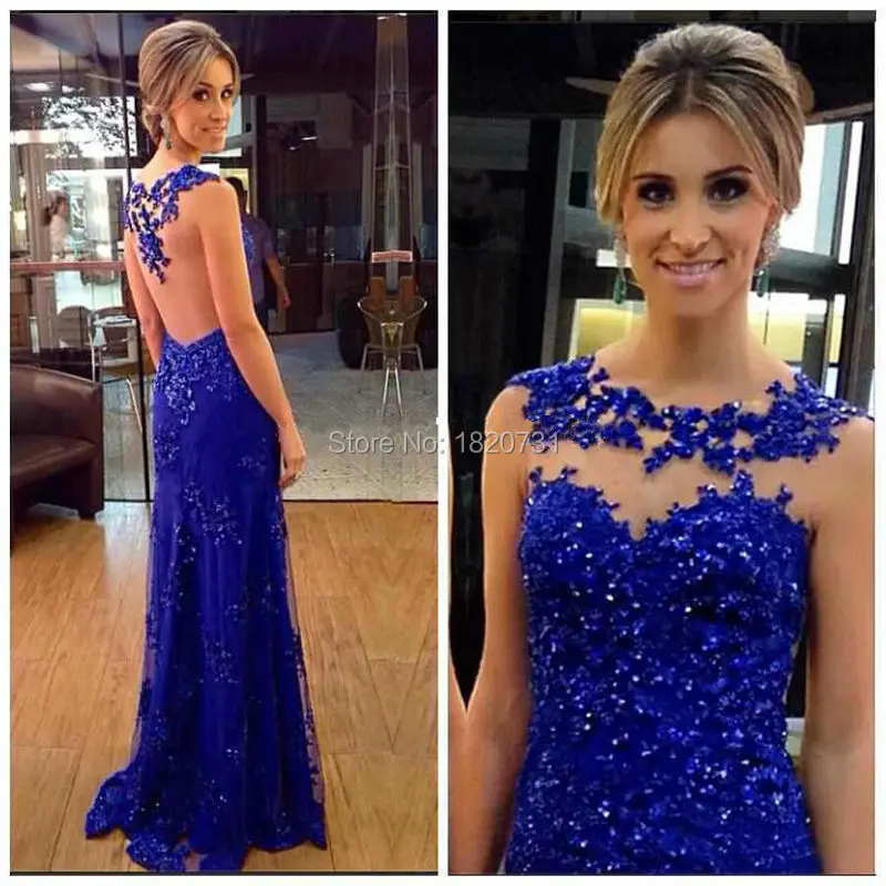 

Beading Sequined Evening Dresses Sleevelss O-Neck Court Train Floor-Length Mermaid Evening Dresses 2020 vestido de noiva