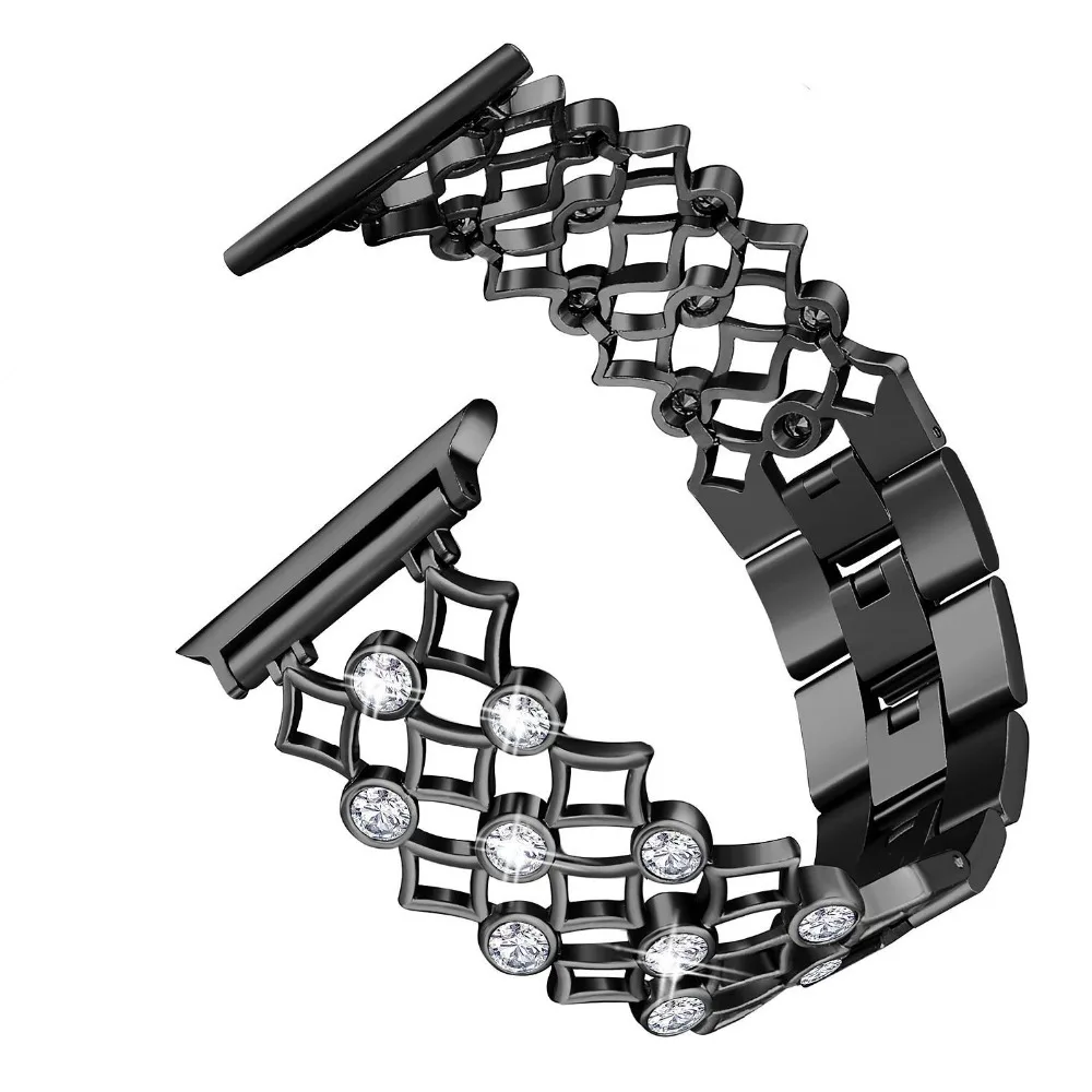 

Luxury Stainless Steel link bracelet band for apple watch Series 1 2 band iwatch stainless steel strap 42mm with adapters