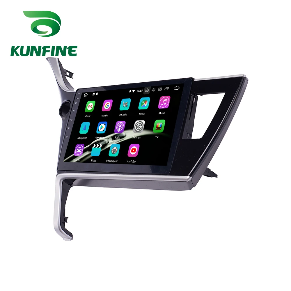 Android 9 0 Ram 4G Rom 64G PX6 Cortex A72 автомобильный DVD GPS мультимедийный плеер стерео для Toyota Levin