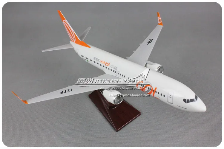 40 см Boeing 737 Бразилия гол с трёхмерными чертёжами авиакомпаний B737 800 PR GTF самолет