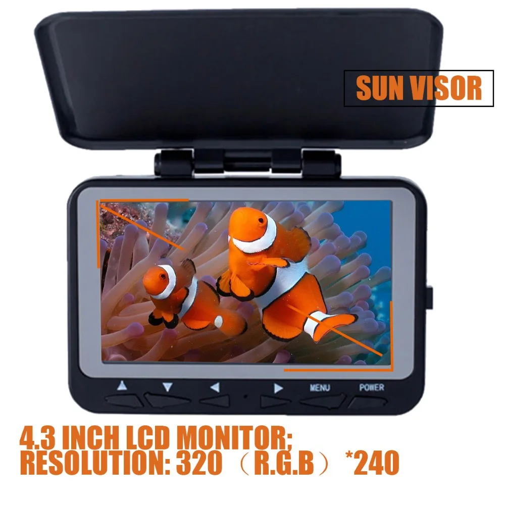 Купить WF06 возможностью погружения на глубину до 30 М Подводная лед рыбалка видео камеры монитор 1000tvl Ловец рыбы для спортивных развлечений для подв...