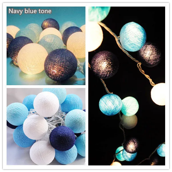 Гирсветильник да из 20 шт. хлопковых шариков сказочный Декор вечерние НКИ свадьбы