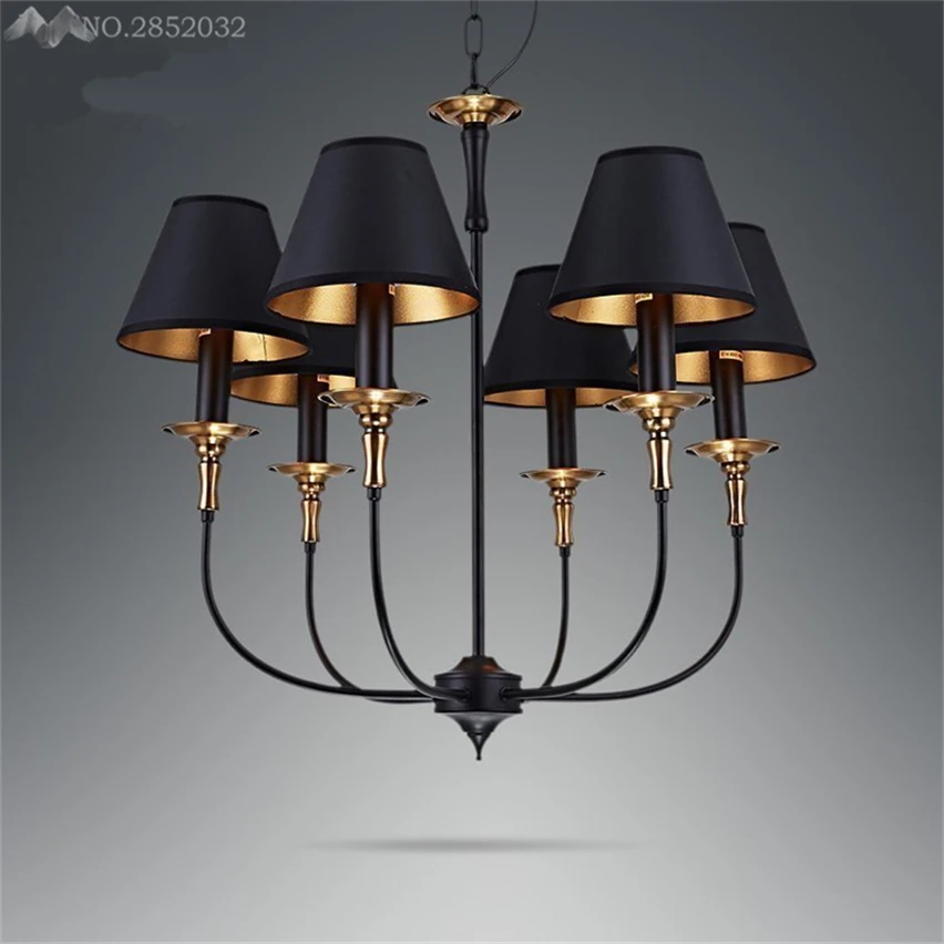 JW_America Retro Chandeliers Lights Lighting Vintage Hanging Lamps for Bedroom Dining Living Room Restaurant Fixture | Освещение