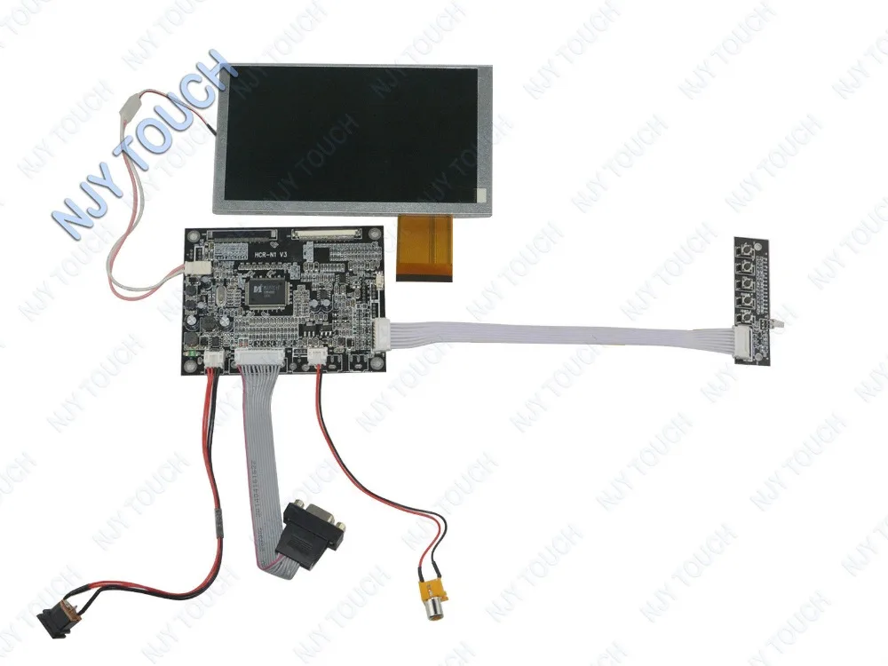 ЖК экран 6 2 дюйма TFT TM062RDH03 800x480 60Pin + контроллер VGA AV дигитайзер|controller control|control panelpanel