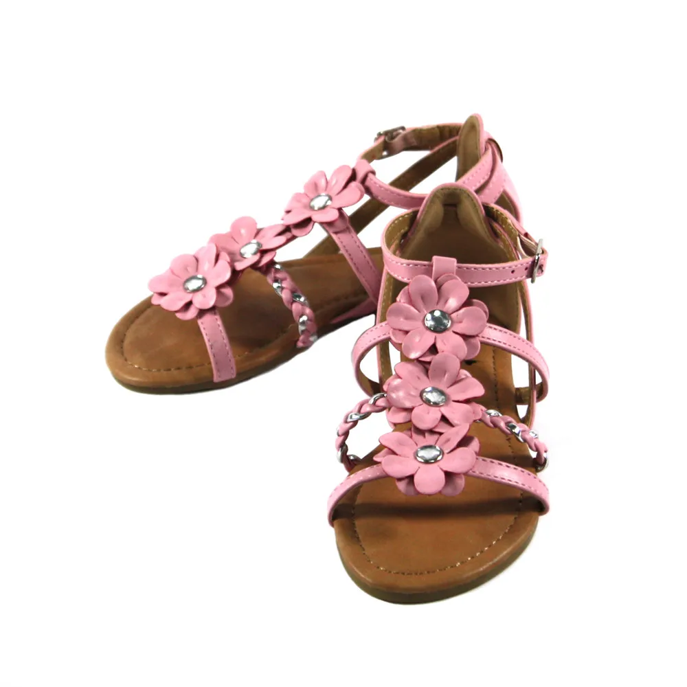 СКАЙЛЕР ДЕВУШКИ 2017 Девушки Сандалии Летние Дети Обувь Мода Комфортно С Плоским