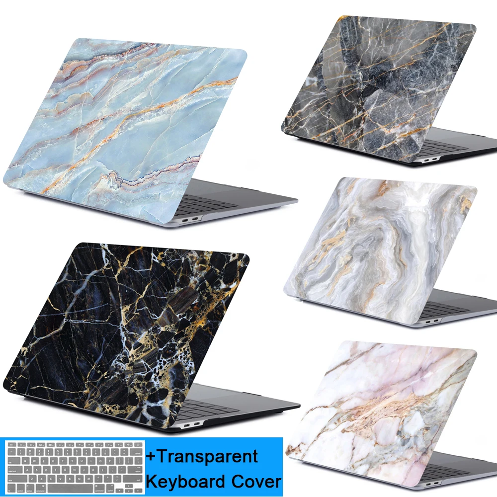 Новый мраморный чехол для ноутбука с 3D принтом Apple MacBook Air Pro Retina 11 12 13 3 15 4 дюйма