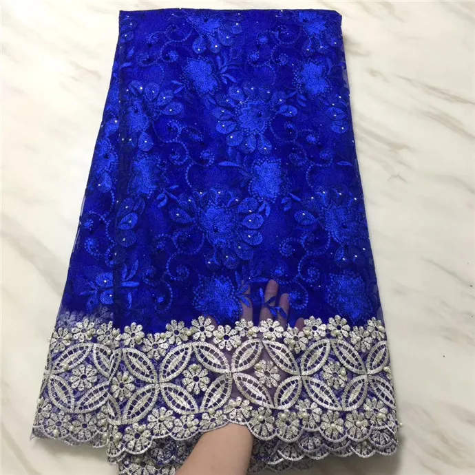 Чистая кружевная ткань красного и золотого цвета французская вышитая сеточка