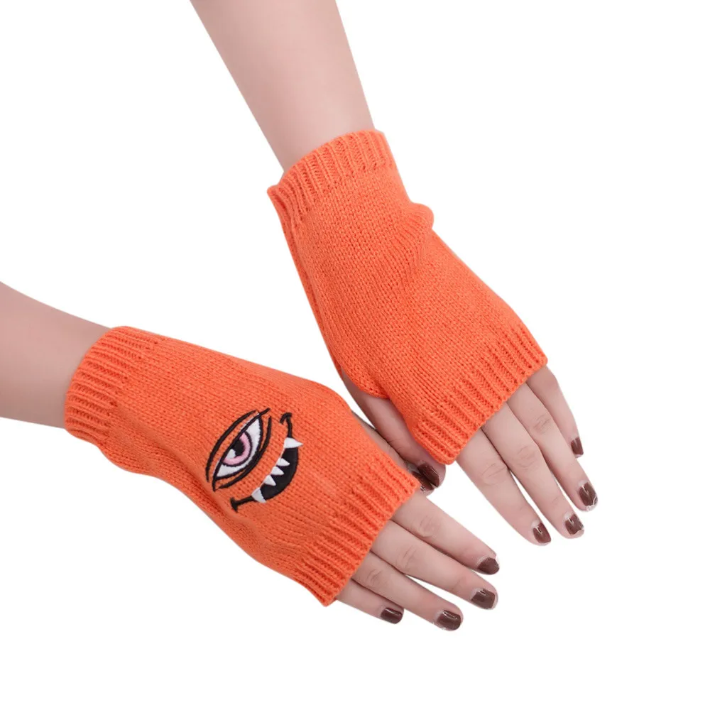 Женские вязаные перчатки без пальцев теплые зимние мягкие удобные L50/1226|Женские