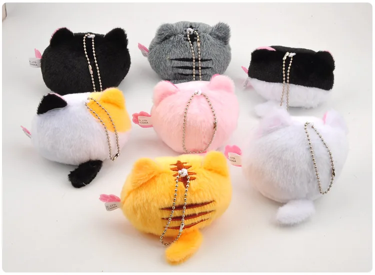 Мини плюшевая кукла peluche мультяшная суши кошка/кутусита Nyanko кошка косплей