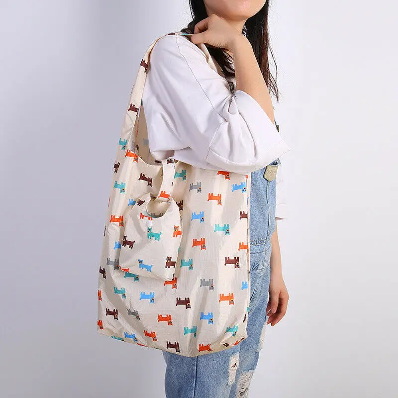 Большая складная сумка для женщин и мужчин уличная одежда мешок покупки