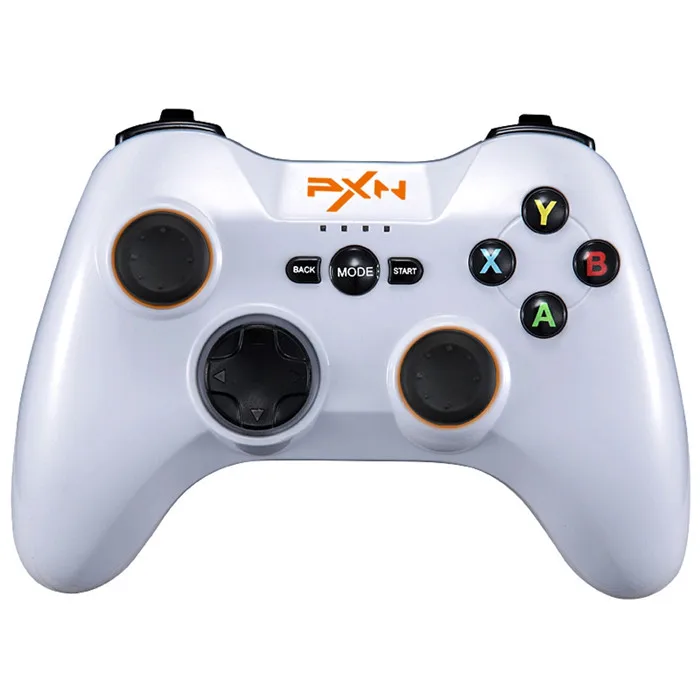 PXN 9613 беспроводной Bluetooth игровой контроллер съемная ручка кронштейн геймпад для ПК/планшета/Android смартфон/ТВ коробка - Цвет: Белый