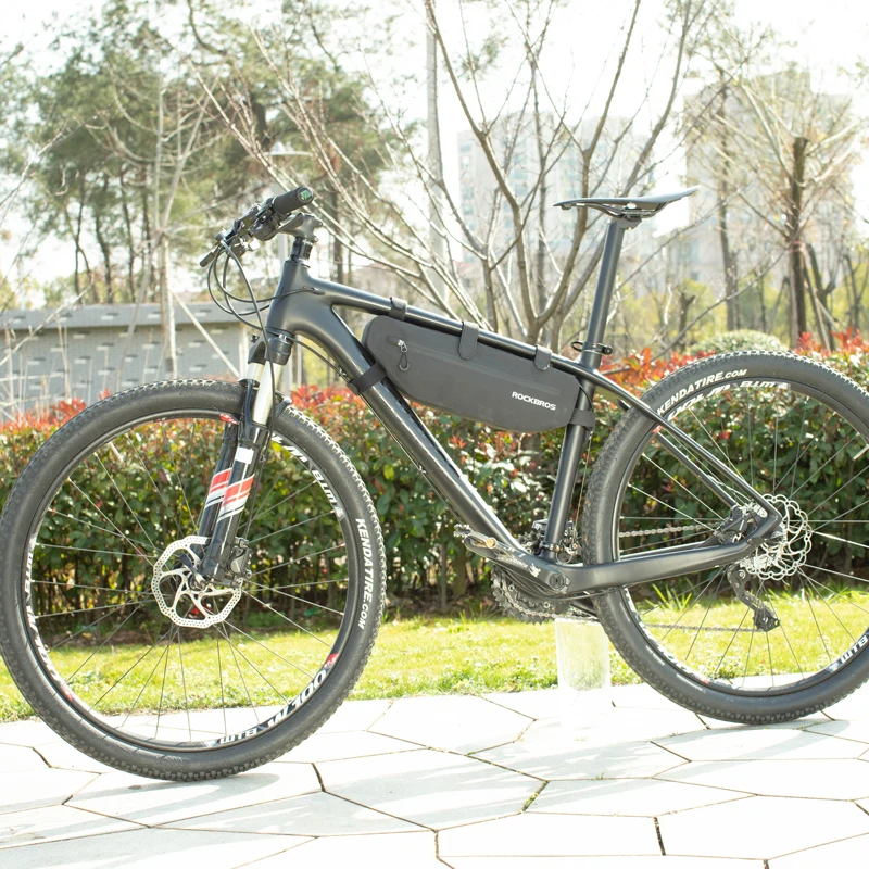 ROCKBROS велосипедная сумка верхняя труба передняя рама водонепроницаемая для езды