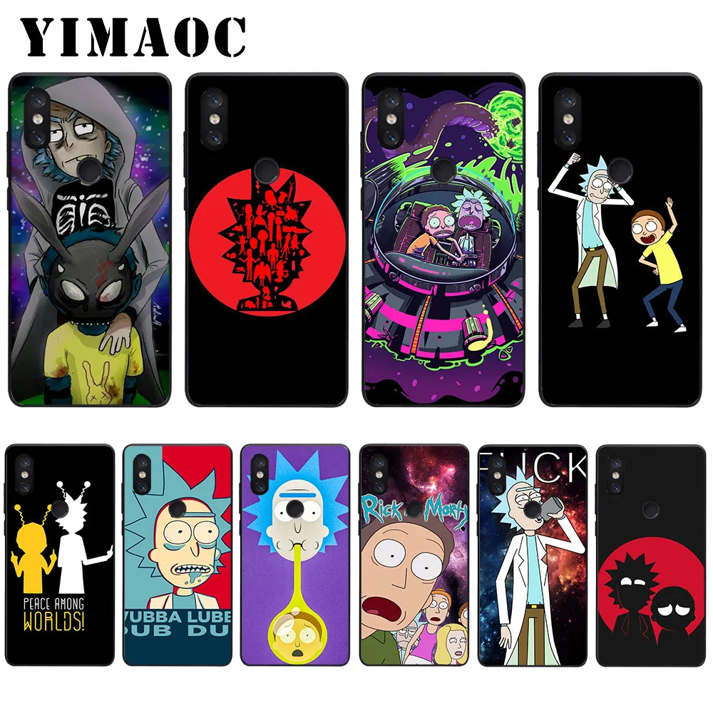 YIMAOC Rick and Morty Series Soft Case for Xiaomi Mi5 Mi5S Mi6 Mi9 Mi8 Lite SE A1 A2 Pocophone F1 MAX 3 |