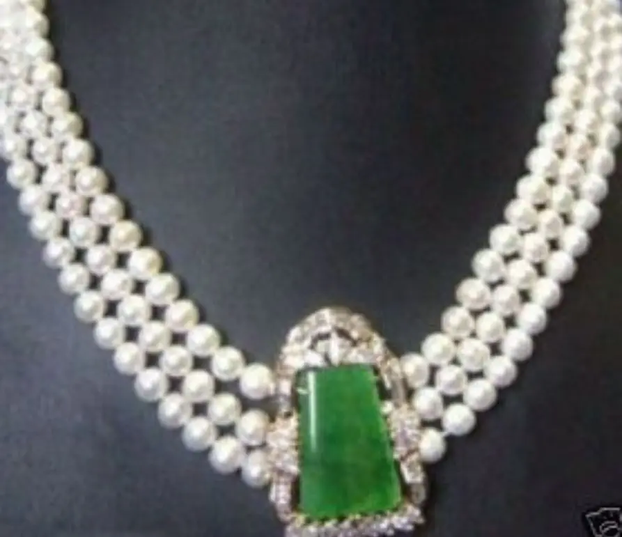 

surprisingly freshwater pearl Necklace new 17"-19" >Selling jewerly free shipping