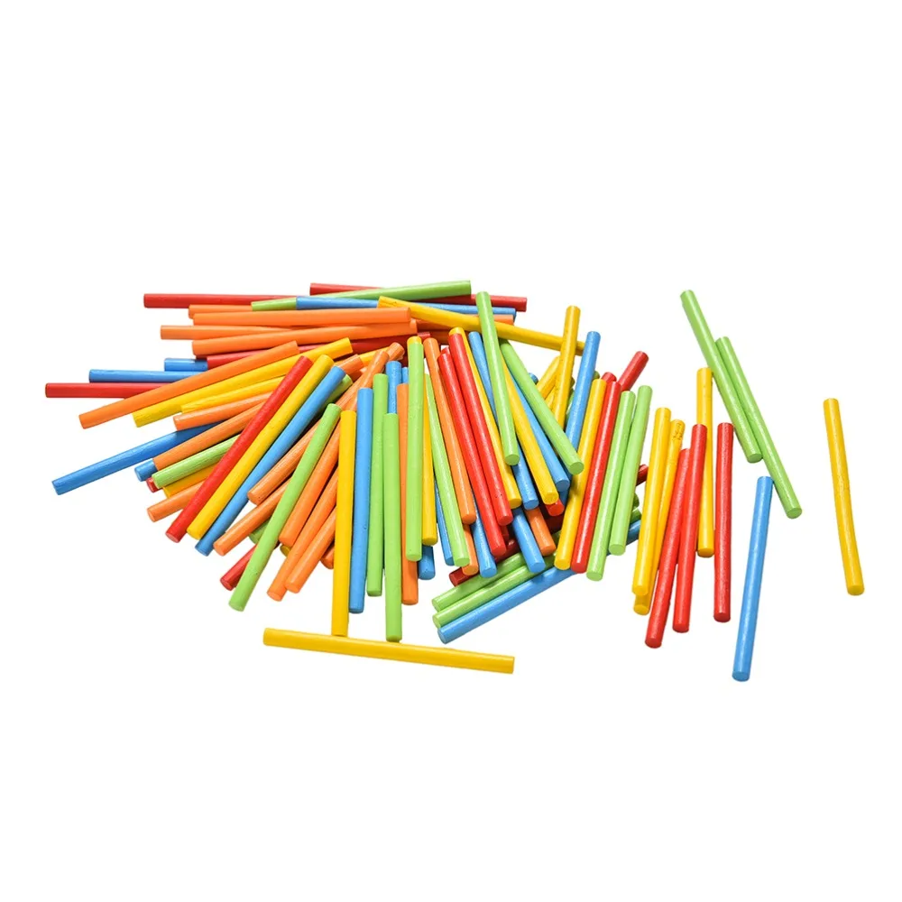 100 шт./лот Счетные палочки игрушка детская обучающая игра палка игрушки бар