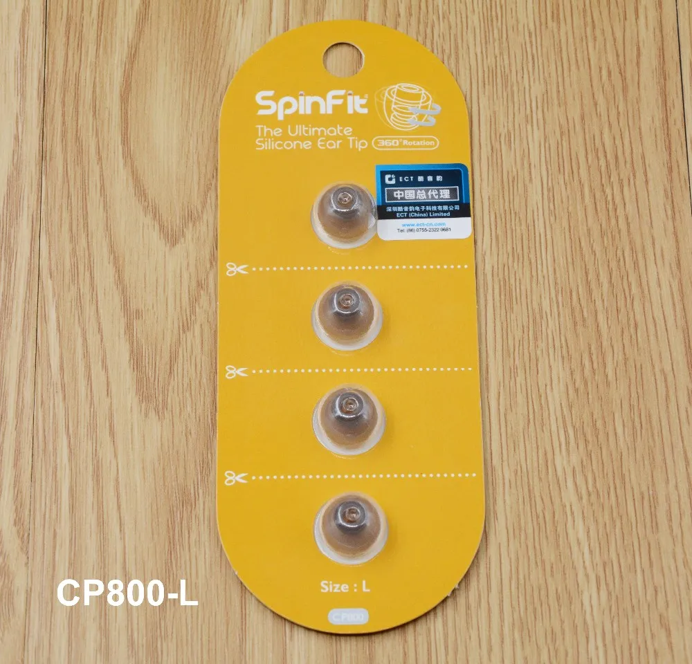 1 пара(2 шт.) Оригинальные наушники-вкладыши SpinFit CP100 CP800 CP220 CP240 патентованный силиконовый наушник инновационная технология