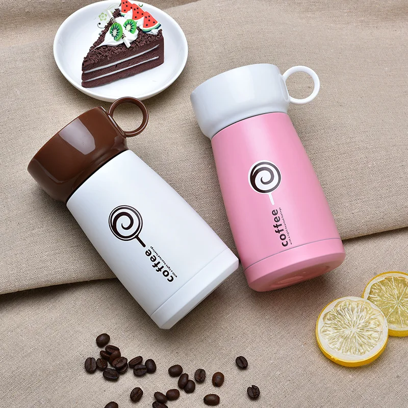 Кофе время изоляции чашки 304 нержавеющая сталь вакуумная изолирующая крышка