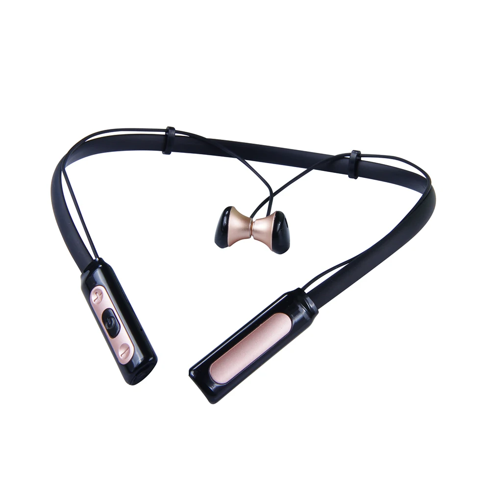Rose ALWUP UPS818 Bluetooth гарнитура Беспроводные наушники с микрофоном спортивные стерео Bluetooth наушники для iPhone 6 7 Android - Цвет: Rose