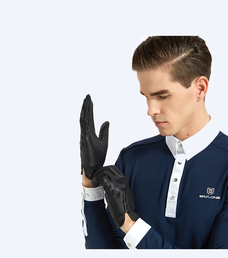 Перчатки для верховой езды из овчины