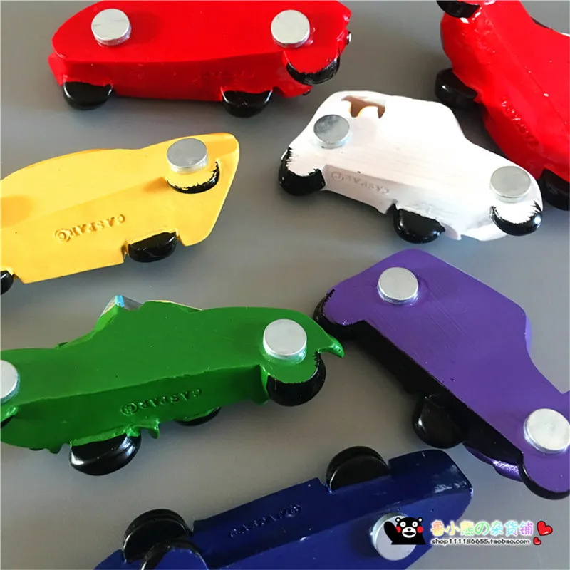 New 3D Resin Old Classic Cars Shaped Fridge Magnet Vintage Refrigerator Magnetic Message Sticker Souvenir Miniature Crafts | Дом и сад
