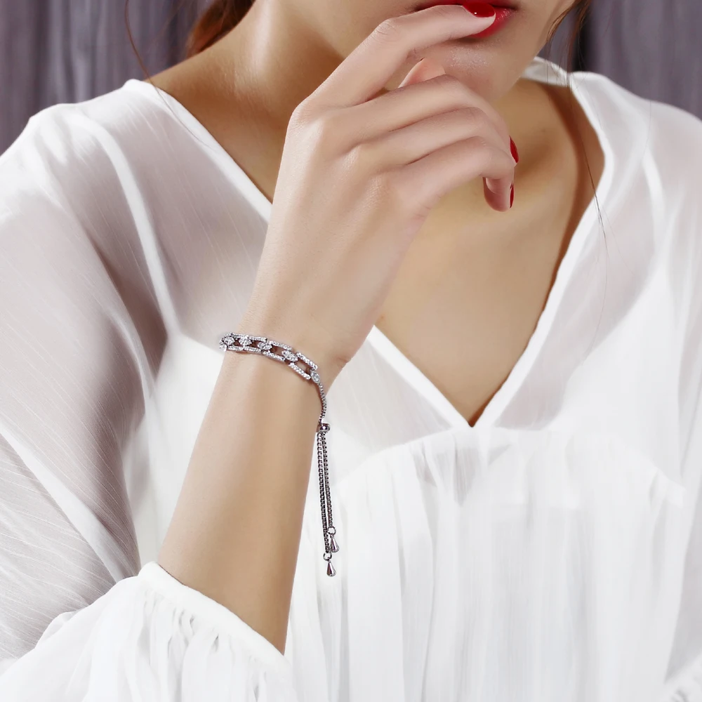 Женский браслет с регулируемым размером элегантные браслеты|bracelet fashion|bracelet