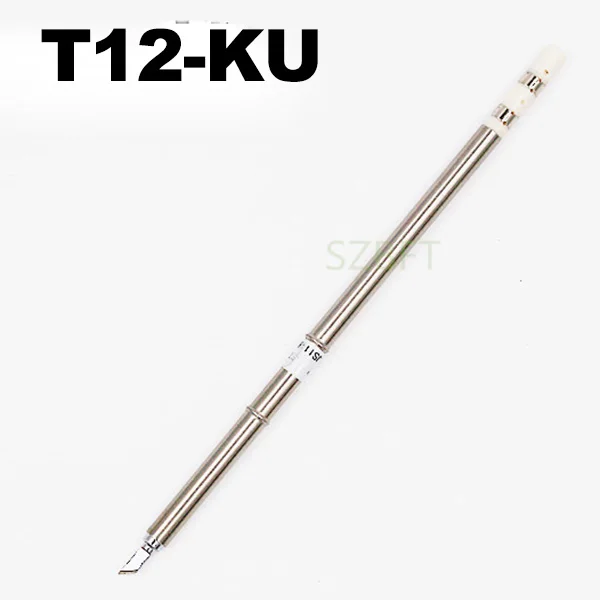 SZBFT паяльник наконечники T12-KU D08 D12 D16 D24 DL32 D52 серии для Hakko паяльная станция FX-951 FX-952 - Цвет: KU