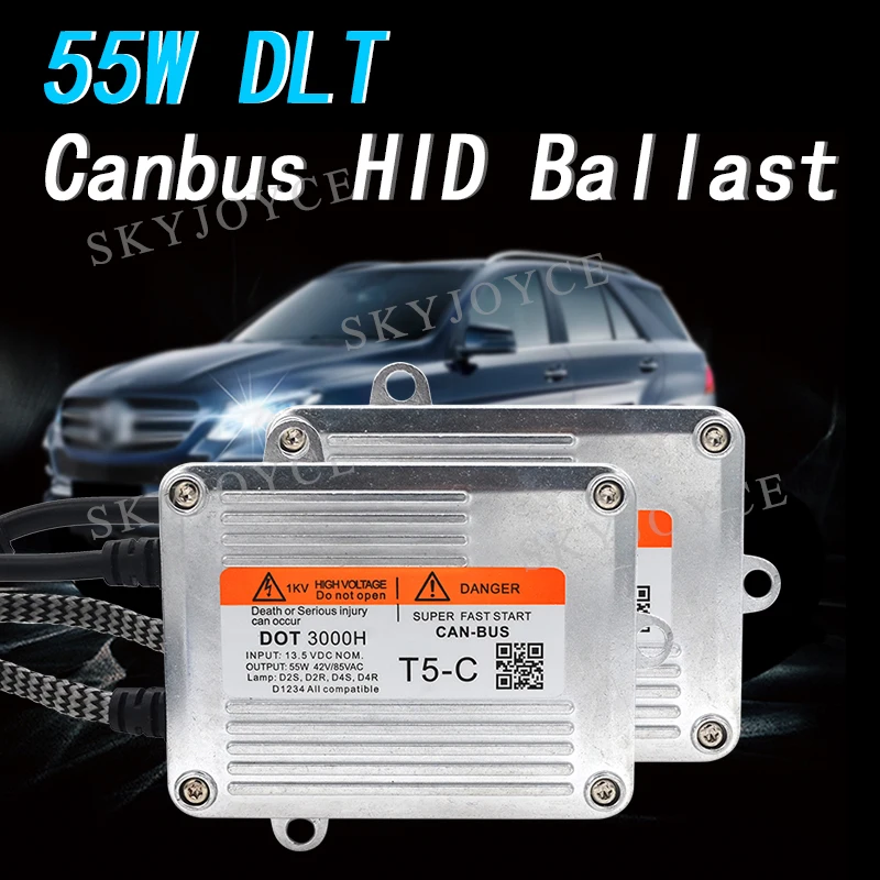 SKYJOYCE DLT F5T HID балласт 12 В 24 в 35 Вт 55 Вт 70 Вт F3 F5 F7 X3 X5 X35 X55 S7 быстрый запуск Canbus DLT HID балластные реакторы