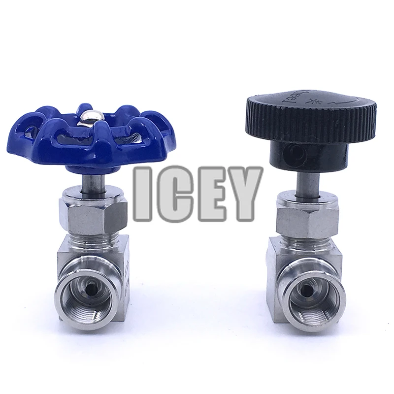 Регулируемый игольчатый клапан из нержавеющей стали SS304 с внутренней резьбой 1/8