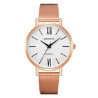 Часы женские из нержавеющей стали под розовое золото, 2021