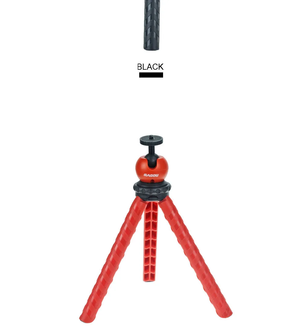 GAQOU Мини дорожный Штатив для iPhone гибкий портативный Gorillapod мобильный телефон Трипод для Gopro Hero DSLR цифровая камера Statief