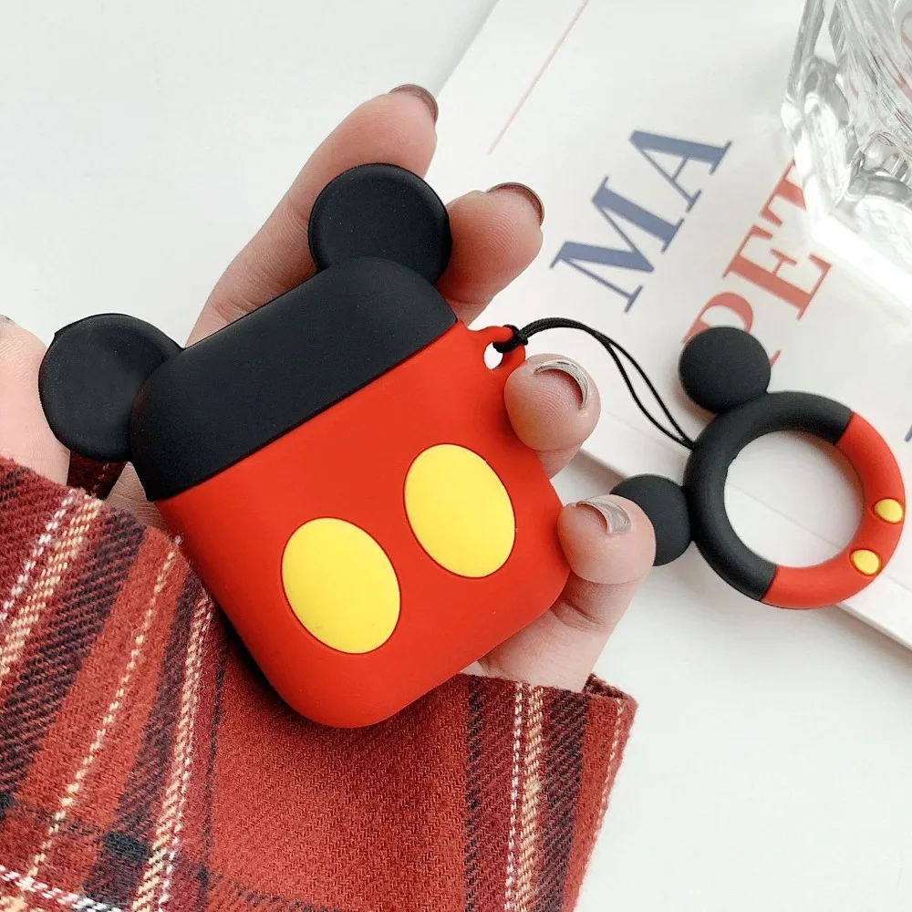 Для airpods чехол милый кот/с изображением утки, лягушки мультяшный брелок/брелок мультяшный силиконовый чехол для наушников чехол s Для air pods 2 Чехол funda