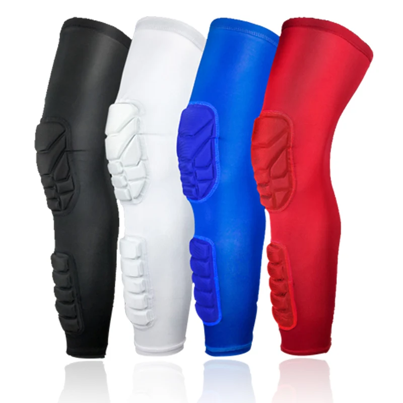 1pcs Anti-collision Long Basketball Knee Pads Sport Calf&amp Leg Sleeve Running Gym Leggings Protective Gear Cycling Warmers | Спорт и