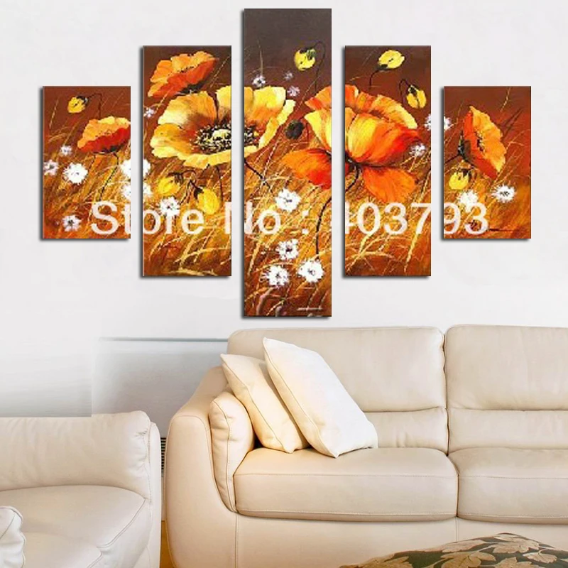 Высокое качество Современное абстрактное огромное украшение на стену живопись