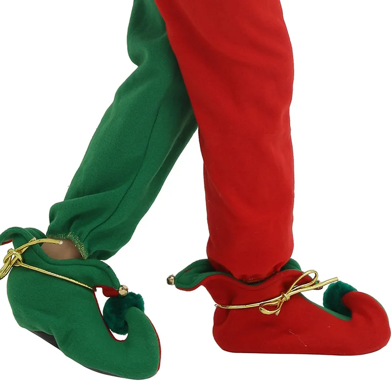 Boy Girl Elf Costume Kids Adults Family Green Cosplay New Year Costumes Gift Santa Claus Carnival Party Halloween Christmas |