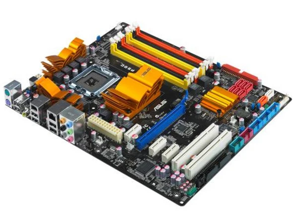 DDR2/DDR3 LGA 775 для ASUS P5QC материнская плата для Intel P45 плата настольная системная плата PCI-E X16 8 фазный Питание б/у
